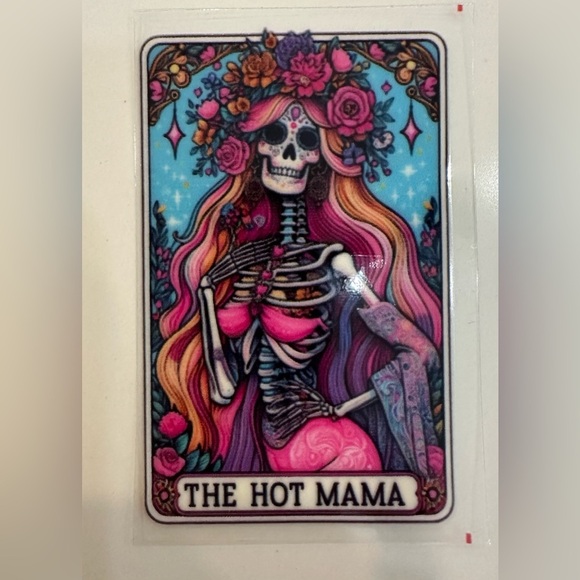 The Skeleton Family Stickers 3D UV DTF, 7.5cmx4.5cm waterproof transfer decal 10 - Picture 3 of 12